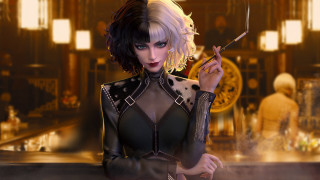 Woman black and white smoking - cedric peyravernay free wallpaper