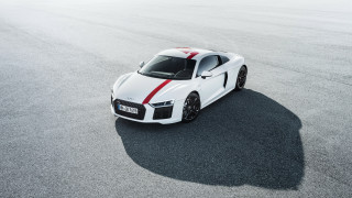 White sports car red stripe 14 - 4k uhd image free wallpaper
