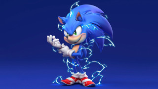 Sonic blue furry male gloves - a blue outfit free wallpaper