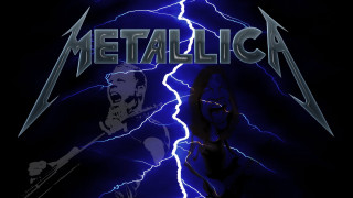 Metallica woman man lightning guitar - alex petruk ape free wallpaper