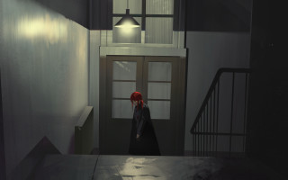 Gloomy hallway redhat blooded digitalpainting - atey ghailan free wallpaper