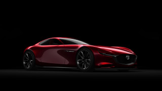 Red sports car dark room 9 - a red sports car free wallpaper