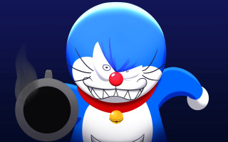 Cartoon gun openmouth rednose neckring - loony toon free wallpaper