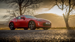 Red sports car mountain road 17 - near free wallpaper for desktop