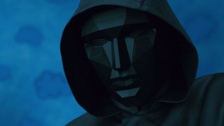 Hooded man paper face 3d - a face free wallpaper
