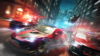 City night car helicopter futurism - a helicopter free wallpaper