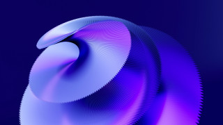 Blue purple abstract circular raytraced - cinema 4 d free wallpaper