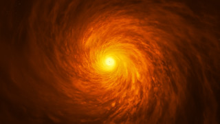 Spiral orange yellow light dark - a spiral free wallpaper