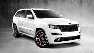 White jeep garage black white - background free wallpaper