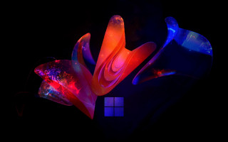 Colorful objects abstract sculpture volumetric - interactive free wallpaper