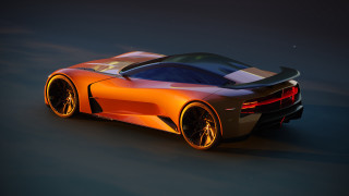 3d car photorealism yellow stripe - a yellow stripe free wallpaper