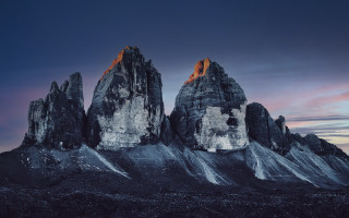 Mountain range sunset red light - sunset free wallpaper