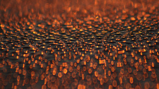 Water drops autumn fire embers - kinetic free wallpaper