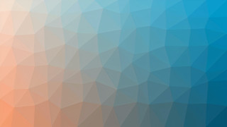 Blue orange lowpoly triangle pattern - diagonal free wallpaper