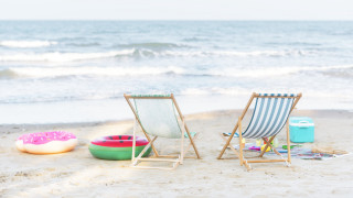 Beach chairs float life preserver - florianne becker free wallpaper