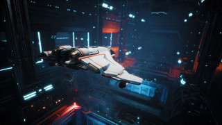 Futuristic space station spaceship night - the night sky free wallpaper