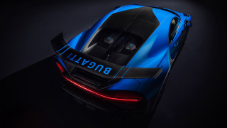 Blue sports car lights topview - behance hd free wallpaper