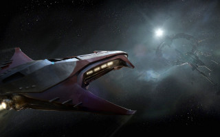 Space ship space station aurora - a space ship free wallpaper