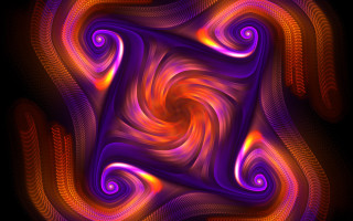 Spiral abstract purple orange vibrant - image of a spiral design free wallpaper