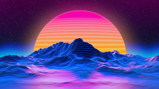 Mountain sunset starry sky astronaut - image of a mountain range free wallpaper