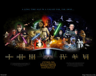 Star wars movie poster characters 2 - war free wallpaper
