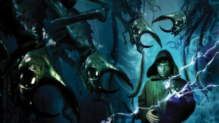 Man strange monsters dark room - drew struzan free wallpaper