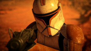 Star wars helmet gun desert - a star wars character free wallpaper