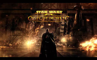 Star wars old republic man - a fire free wallpaper