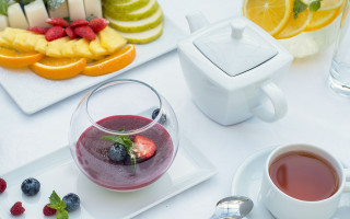 Fruit tea plate water knife - delaunay free wallpaper