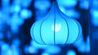 Blue light hanging ambient interactive - interactive art free wallpaper