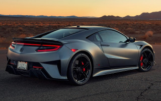 Silver sports car parking lot 17 - side profile free wallpaper