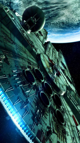 Star wars ship ocean planet - a detailed matte painting free wallpaper