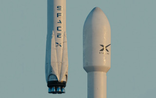 Large white rocket military aircraft - smaller free wallpaper