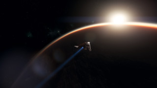 Space shuttle planet sun moon - star citizen halo free wallpaper