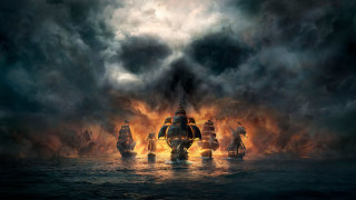 Pirate ship skull smoke explosion - smoke free wallpaper for desktop
