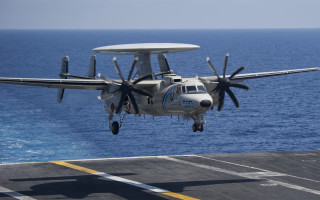 Small plane landing gear ship - low free wallpaper