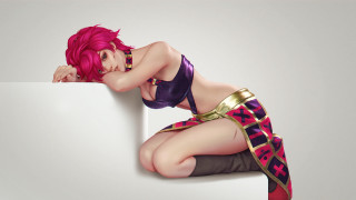 Pink hair purple top wall - a purple top free wallpaper