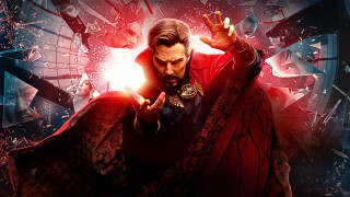 Man red robe cellphone pointing - doc hammer free wallpaper