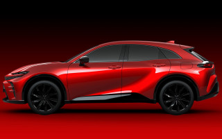 Red car black stripe futurism - concept design free wallpaper