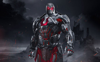 Cyborg suit man red eyes - cyborg free wallpaper