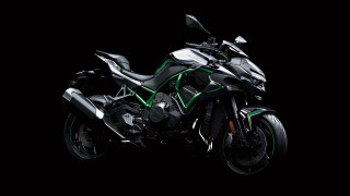 Motorcycle green accents digital rendering - digital free wallpaper for desktop