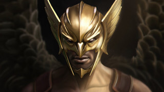 Golden mask demon face clint - this image free wallpaper