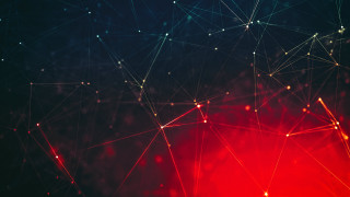 Red blue lines dots redlight - a red light in the middle free wallpaper