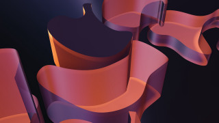 Purple orange abstract ribbon black - abstract background free wallpaper