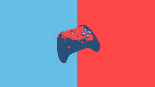 Video game controller color block - background free wallpaper