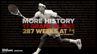 Man running tennis racket poster - poster free wallpaper