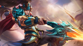 Woman blue outfit sword flame 4 - a sword and a flame free wallpaper