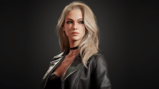 Eve rider blonde jacket jewelry - unreal engine 5 quality free wallpaper