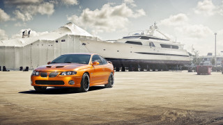 Car boat harbor yacht cloud - xf iq4 free wallpaper