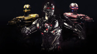 Glowing robots dark background unreal - unreal engine 5 free wallpaper